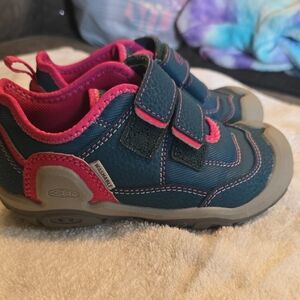 Keen Kids' Pink and Navy Sneakers